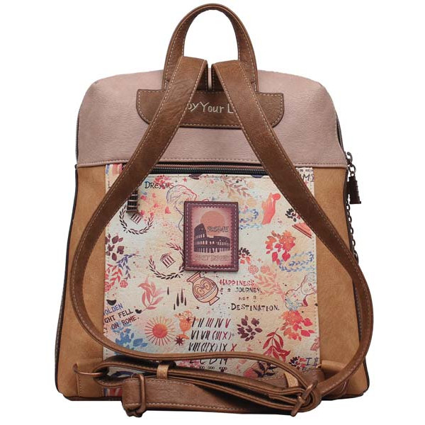 JANET ženski ranac TOUR OF ROME 29x10x32cm 