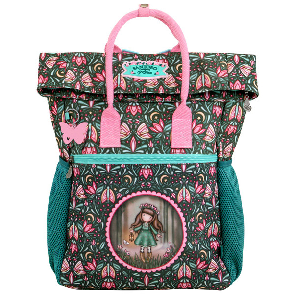 SANTORO GORJUSS roll top ranac WOODLAND WILDFLOWER 
