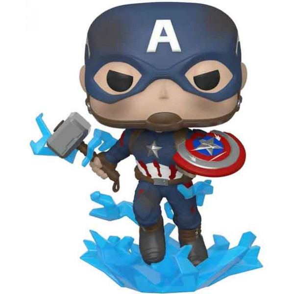 FUNKO POP! Marvel endgame - AMERICA W/BROKEN SHIELD&MJOLNIR 
