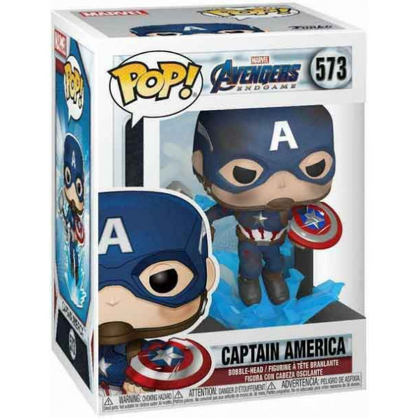 FUNKO POP! Marvel endgame - AMERICA W/BROKEN SHIELD&MJOLNIR 