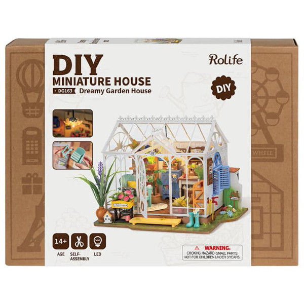 3D drvene puzzle DREAMY GARDEN HOUSE 