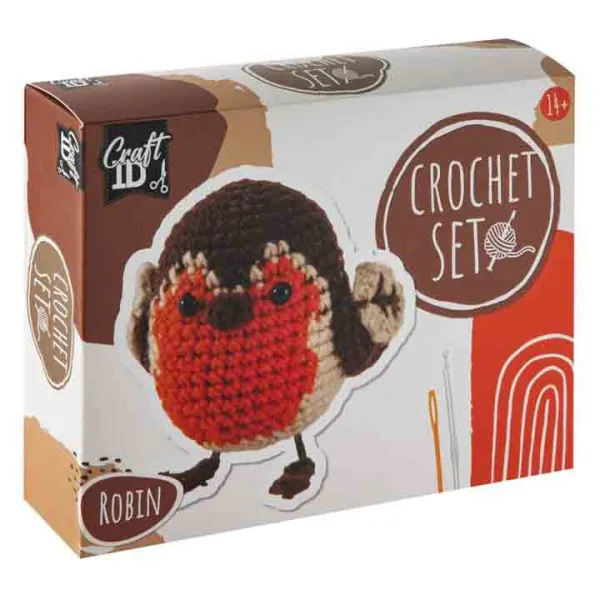 Kreativni set za heklanje CRVENDAĆ 