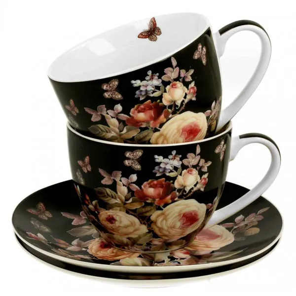 Set dve šolje sa tacnama WARDA 