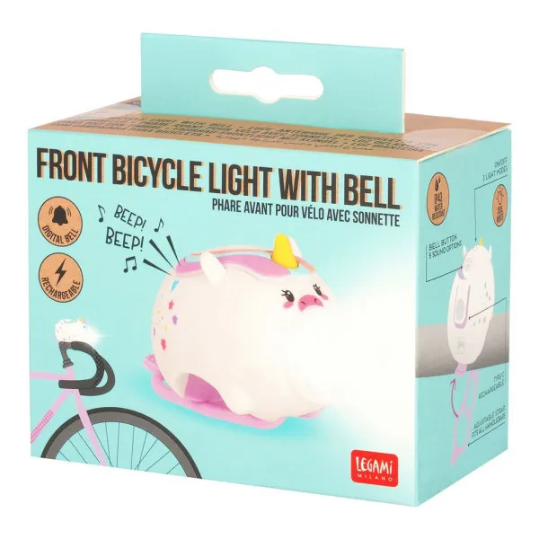 Svetlo za bicikl sa zvonom UNICORN 