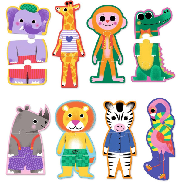 Puzzle za decu SAVANA 8 kom 