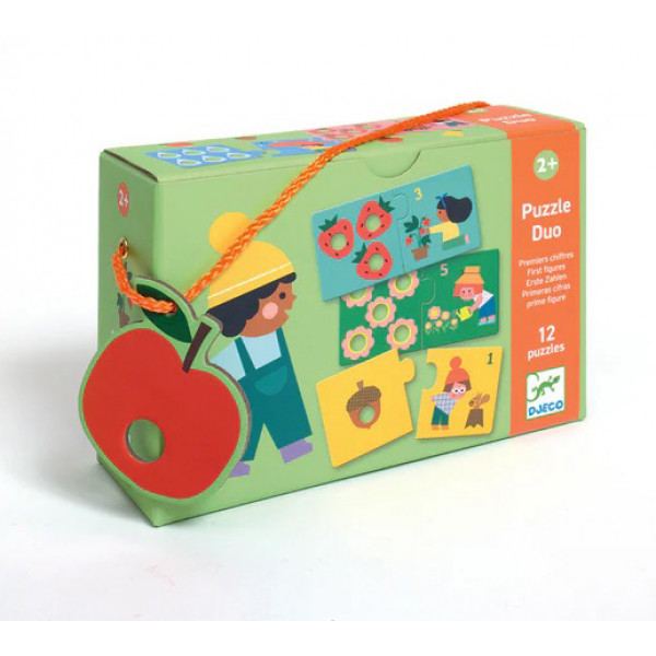 Puzzle za decu FIRST FIGURES 12 kom 