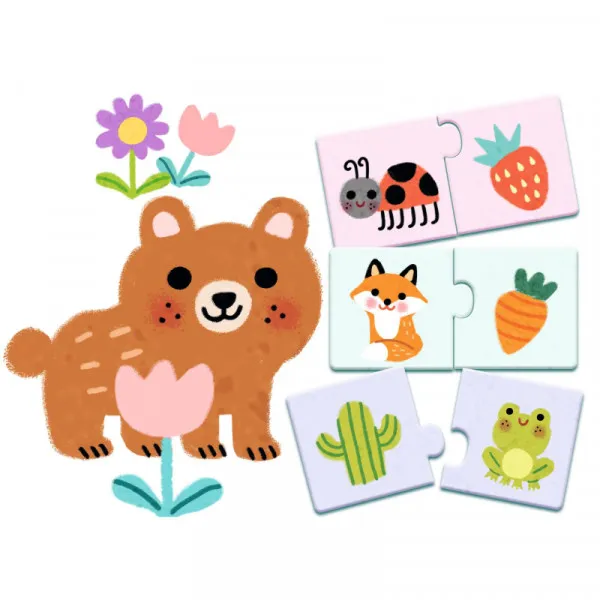 Puzzle za decu COLOURS 12 kom 
