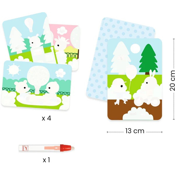 Kreativni set MAGIČNA TABLA ZA BOJENJE - PARK 