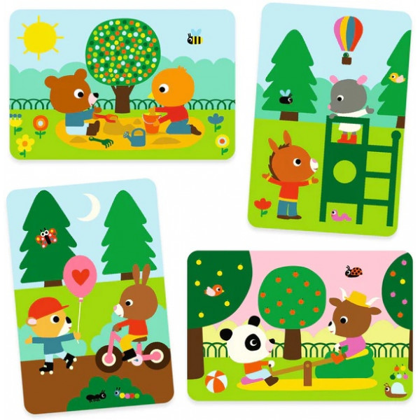 Kreativni set MAGIČNA TABLA ZA BOJENJE - PARK 