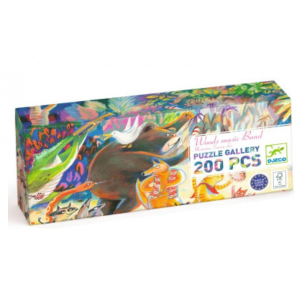 Puzzle za decu ŠUMSKI MUZIČKI BEND 200kom 
