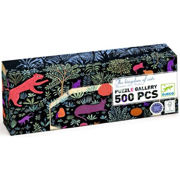Puzzle za decu KRALJEVSTVO MAČAKA 500kom 