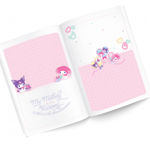 HELLO KITTY notes A6 MY MELODY VE KUROMI 