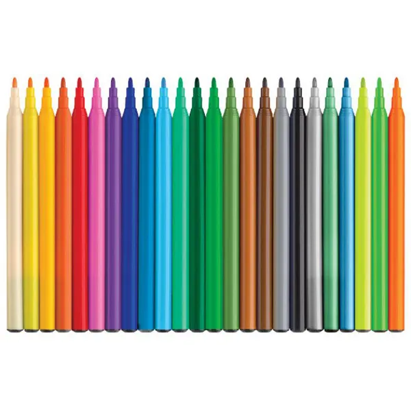 FABER CASTELL flomasteri 18+6  DINOSAURUS 