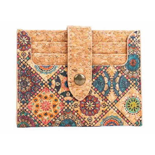 Etui za kartice CORK FLORAL MOSAIC 