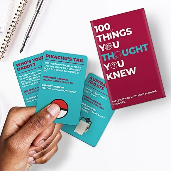 Kartice 100 THINGS YOU THOUGHT YOU KNEW 