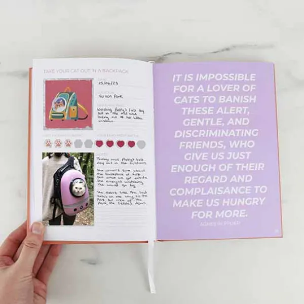 Greb-greb knjiga SCRATCH BOOK - MY CAT JOURNAL 