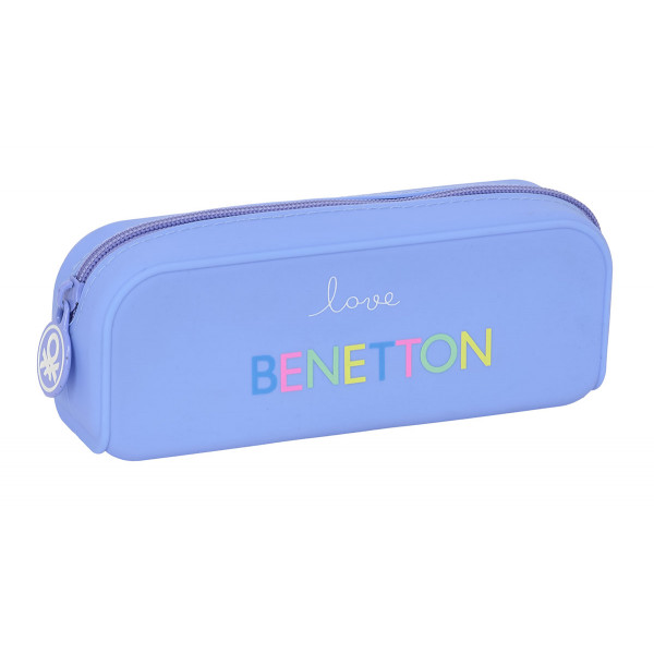 Silikonska prazna pernica BENETTON - LILA 