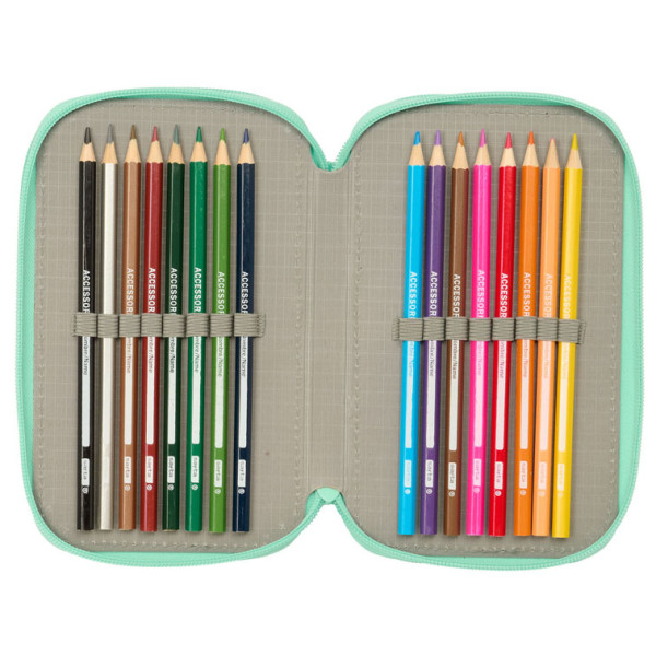 Pernica puna trodelna SRCE - ZELENA 