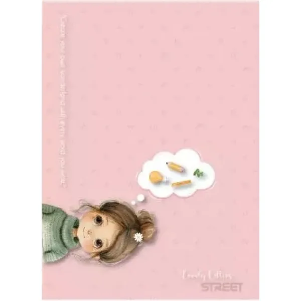 LOVELY LETTERS SVESKA A4/54/LINIJE  80G 