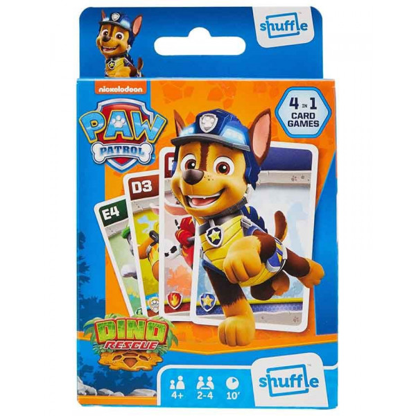 Igra kartama PAW PATROL SHUFFLE 4 u 1 