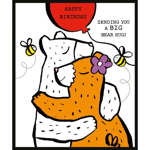 Rođendanska čestitka BEAR HUG 