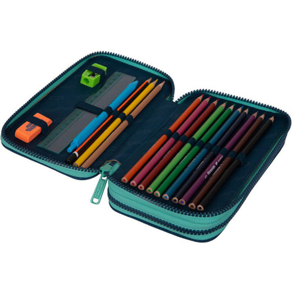 Pernica puna dvodelna JUMPER 2 - GRADIENT BLUE LAGOON 