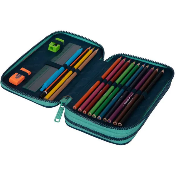 Pernica puna dvodelna JUMPER 2 - GRADIENT BLUE LAGOON 