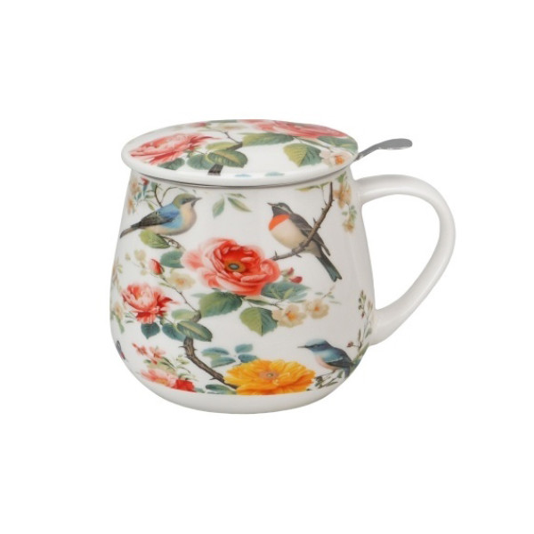 Šolja okrugla sa infuzerom 430ml APRIL 