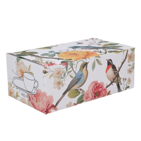 Set za doručak šolja 440 ml sa tacnom APRIL 