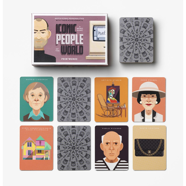 Igra memorije ICONIC PEOPLE 