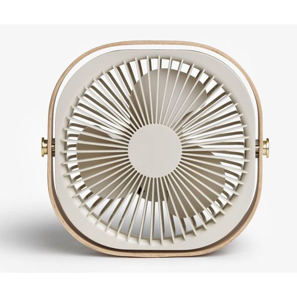 USB ventilator FANTASTIC WOOD - BEIGE 