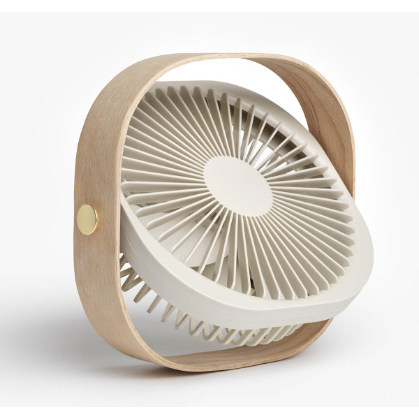 USB ventilator FANTASTIC WOOD - BEIGE 