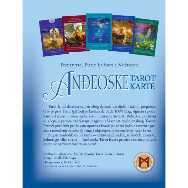 ANĐEOSKE TAROT KARTE (78 KARATA) + PRIRUČNIK + LUKSUZNA KUTIJA 