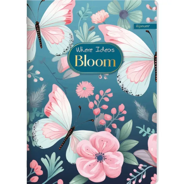 Sveska čistih listova A4 BLOOM 52 lista (Više vrsta) 