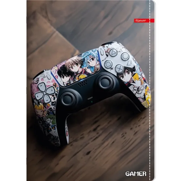 Sveska na kvadratiće A5 GAMER 52 lista (Više vrsta) 