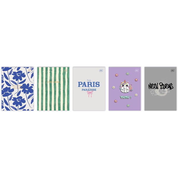 Notes A7, 50 listova na kvadratiće (Više vrsta) 