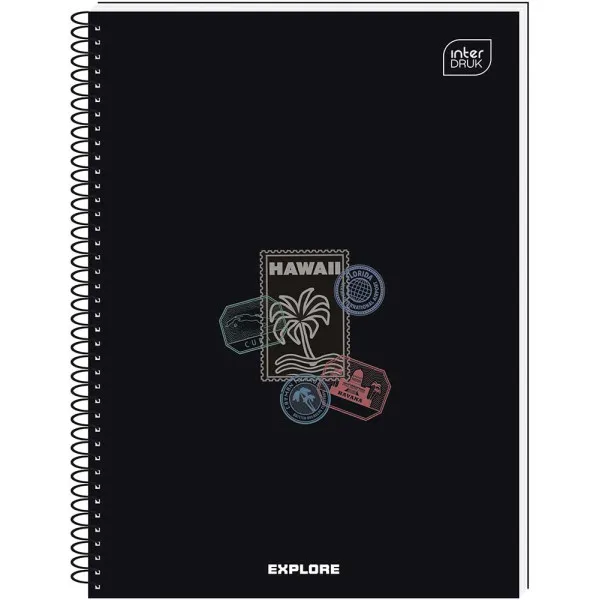 Spiralni notes A4, 50 listova na kvadratiće (Više vrsta) 