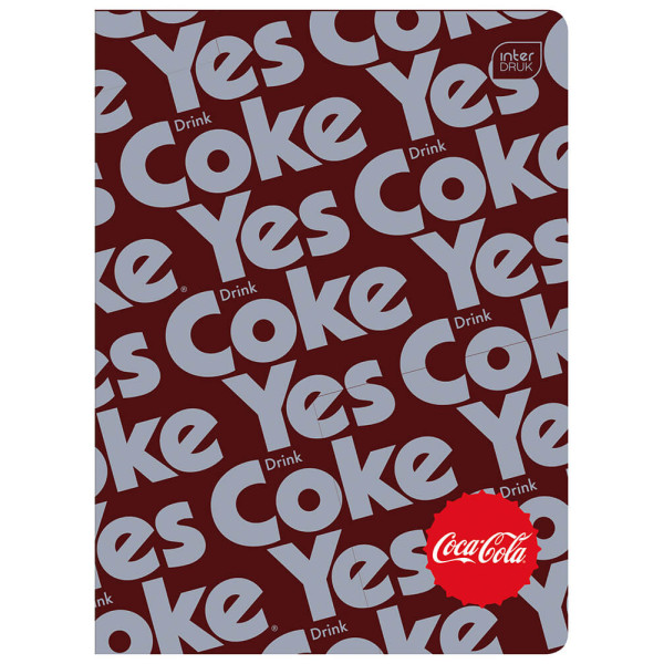 Školska sveska A5 kvadratićI COCA COLA (ČETIRI VRSTE) 