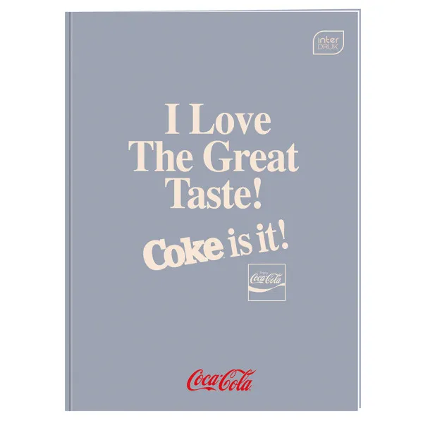 Školska sveska A4 kvadratići COCA COLA  (TRI VRSTE) 