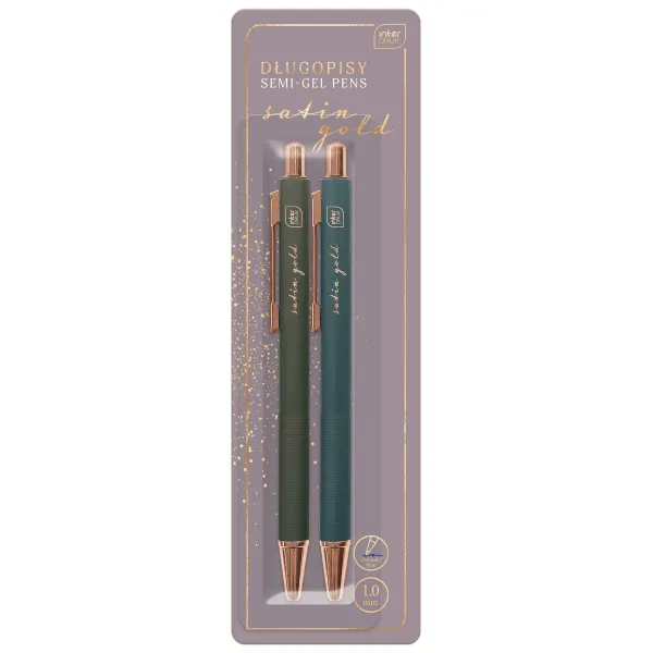 Set dve hemijske olovke SATIN GOLD (DVE VRSTE) 