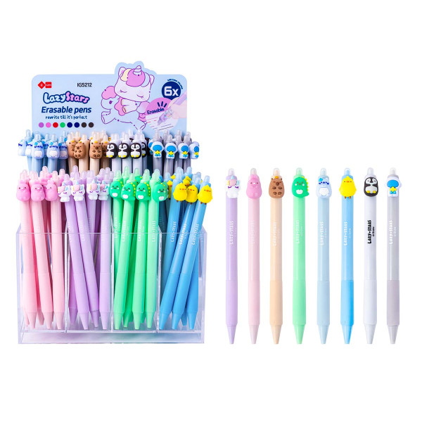 Piši-briši gel olovka LAZY STARS (motiv dinosaur) 