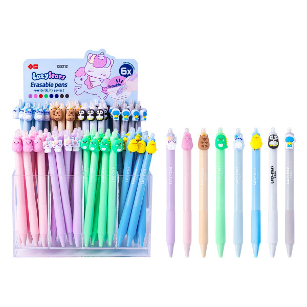 Piši-briši gel olovka LAZY STARS (motiv patka) 