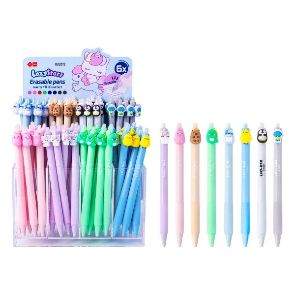 Piši-briši gel olovka LAZY STARS (motiv astronaut) 