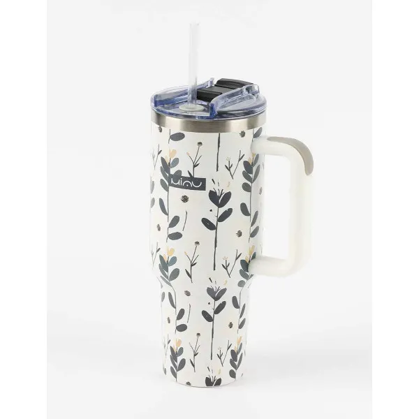 Putna šolja 1200ml od nerđajućeg čelika MIAU FLOWER 