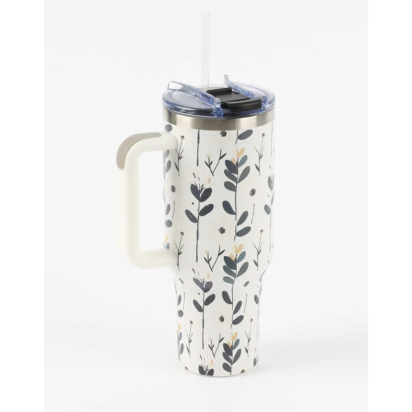 Putna šolja 1200ml od nerđajućeg čelika MIAU FLOWER 