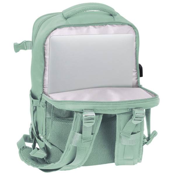 Putni ranac PASTEL GREEN 15,6