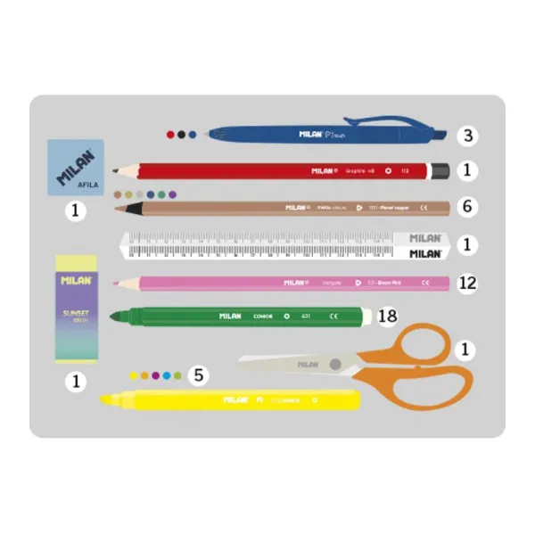 Trostruka puna pernica MILAN - SUNSET PINK 