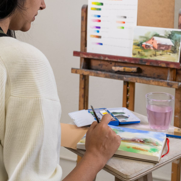 Akvarel boje MILAN - HALF PANS 12 kom 