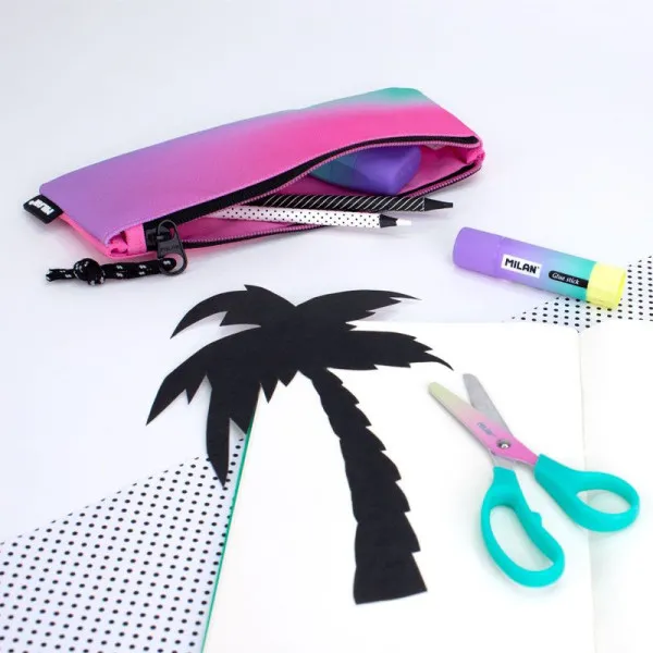 Futrola za olovke MILAN - SUNSET PINK 20.5x4.5x5 cm 