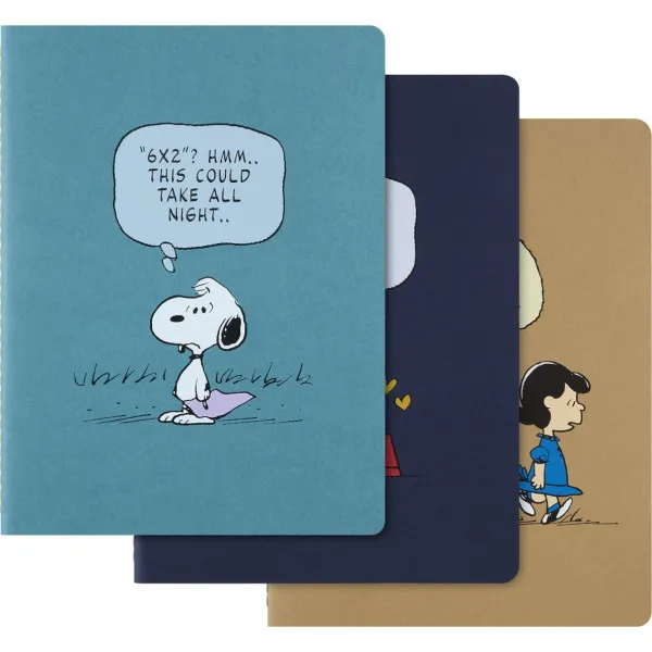 MOLESKINE set tri beležnice Limited Edition Peanuts XL 